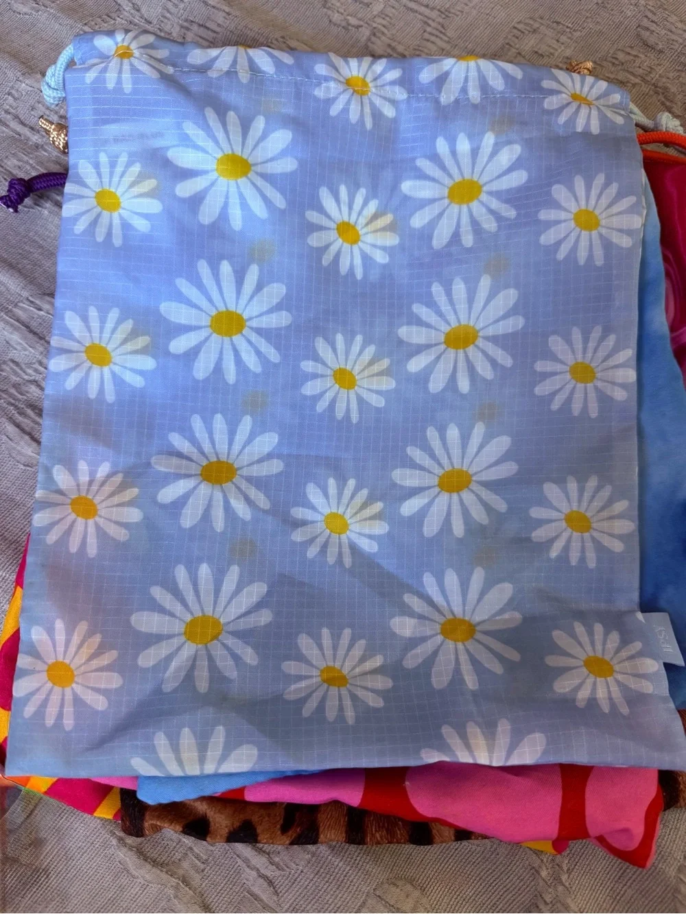 NWOT Bundle of 7 Drawstring Cosmetic Bags from Ipsy
